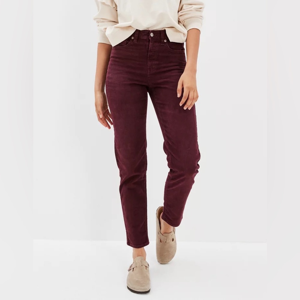 NWT American Eagle Stretch Corduroy Straight Leg Pants